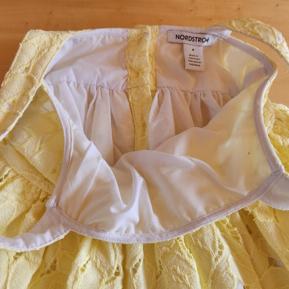 Nordstrom 4T Yellow Dress- Like New - Picture 4 of 4